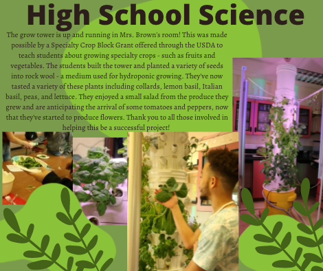 High School Science crop